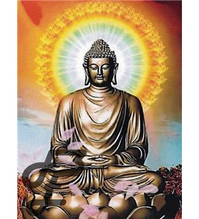 Bouddha auréolé